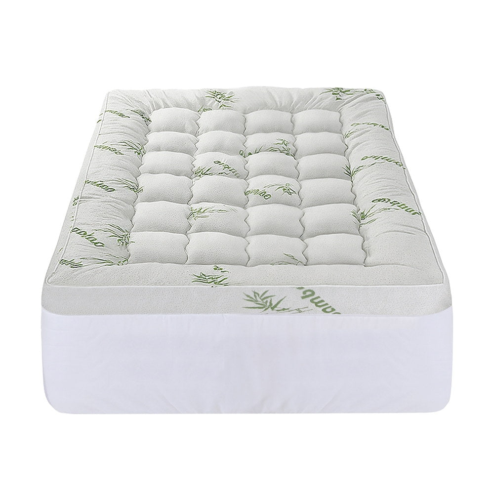 Giselle Mattress Topper 11cm Pillowtop toppers Bamboo Single