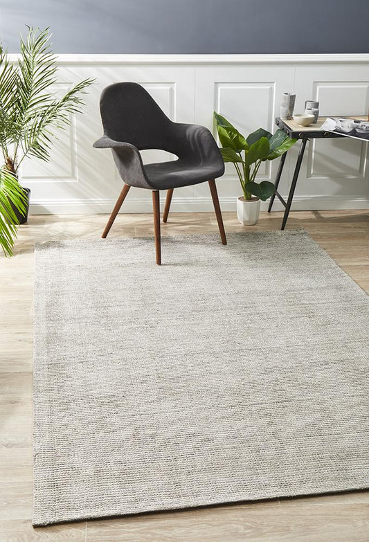 Allure Stone Cotton Rayon Rug by Rug Culture - 400x300CM