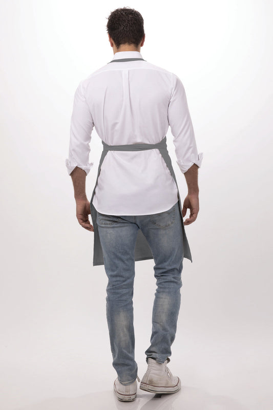 Butcher Grey Bib Apron by Chef Works