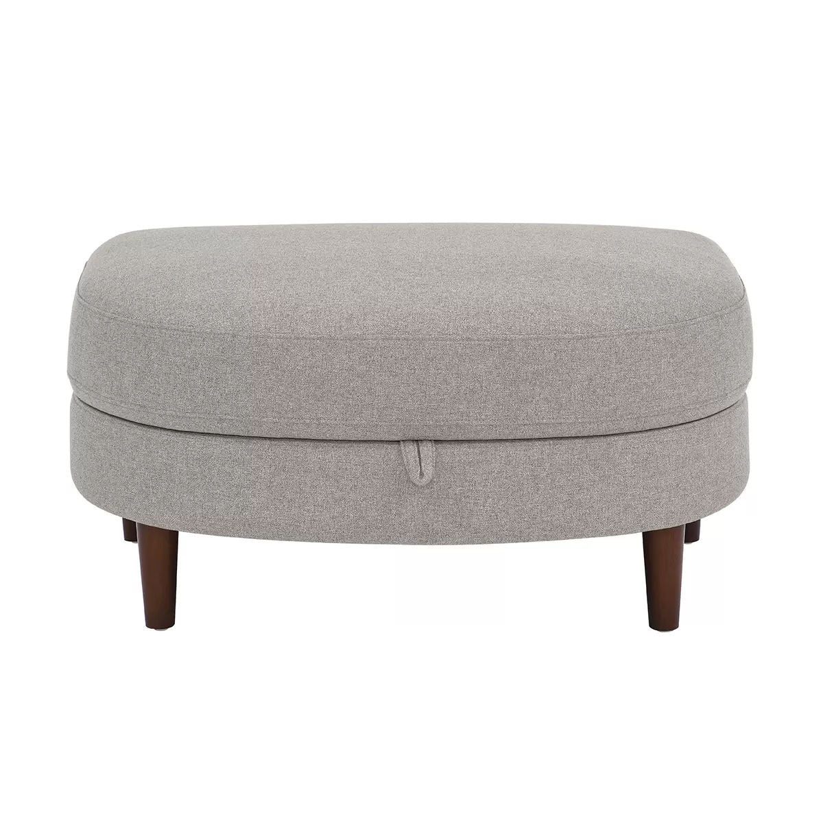 Accent Chair with Storage Ottoman