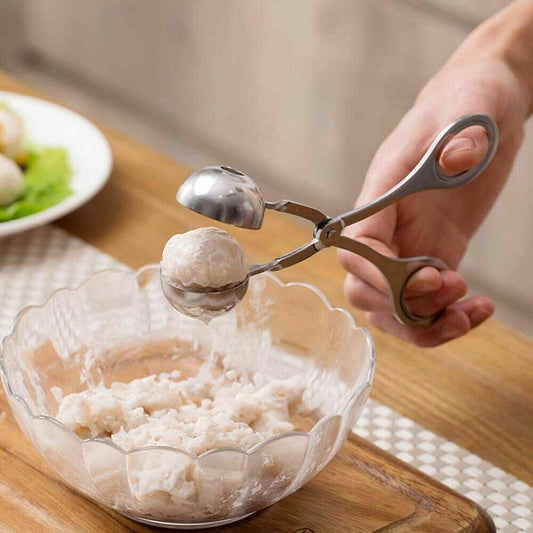 S Meatball Maker Spoon Kitchen Stick Utensil Baller Meat Stainless Steel AU