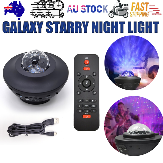 Galaxy Starry Night Light Projector Ocean Star Sky Party Baby Kids Room LED Lamp
