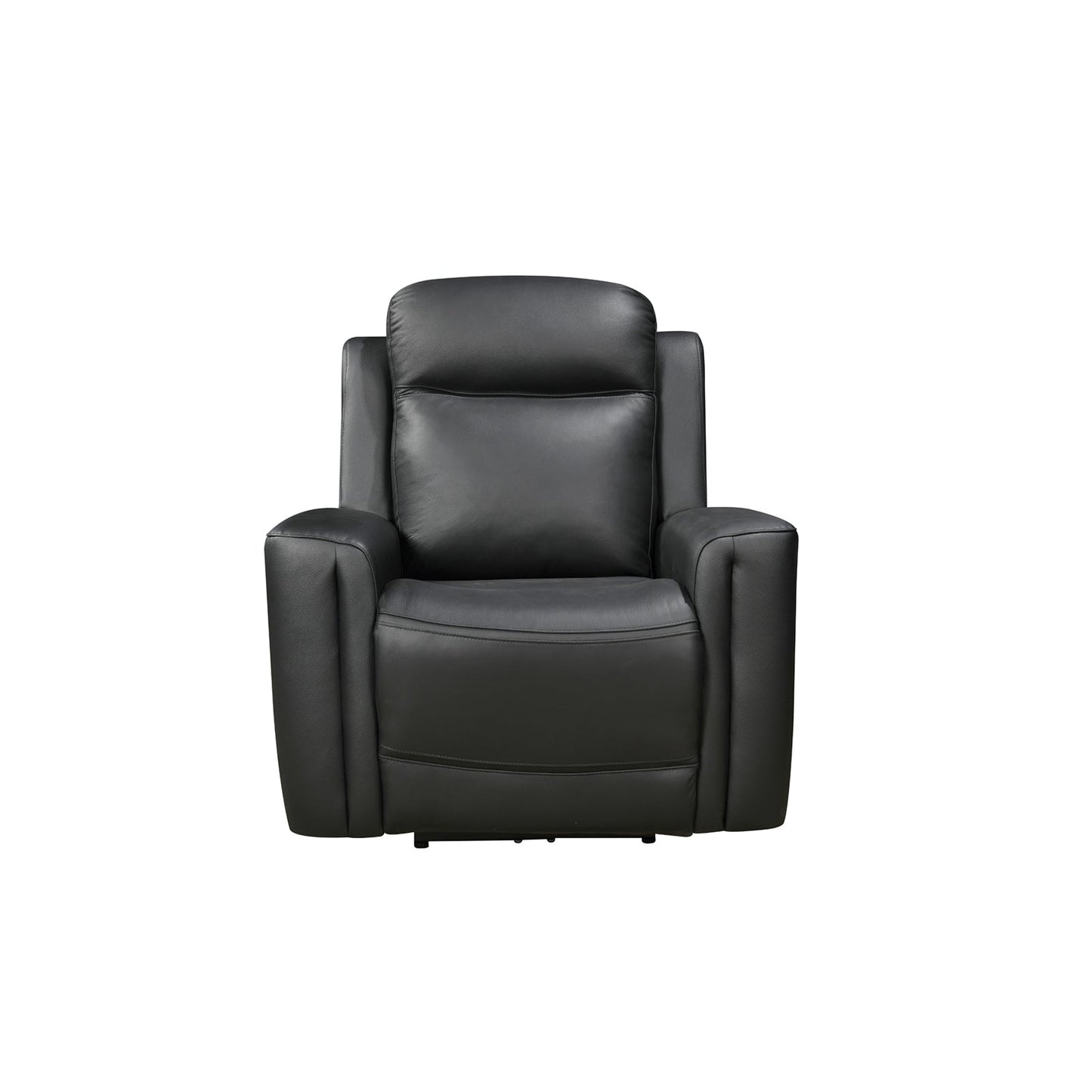 1 Seater Electric Leather/PVC Black Recliner