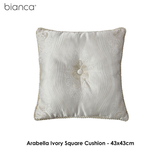 Bianca Arabella Ivory Square Cushion