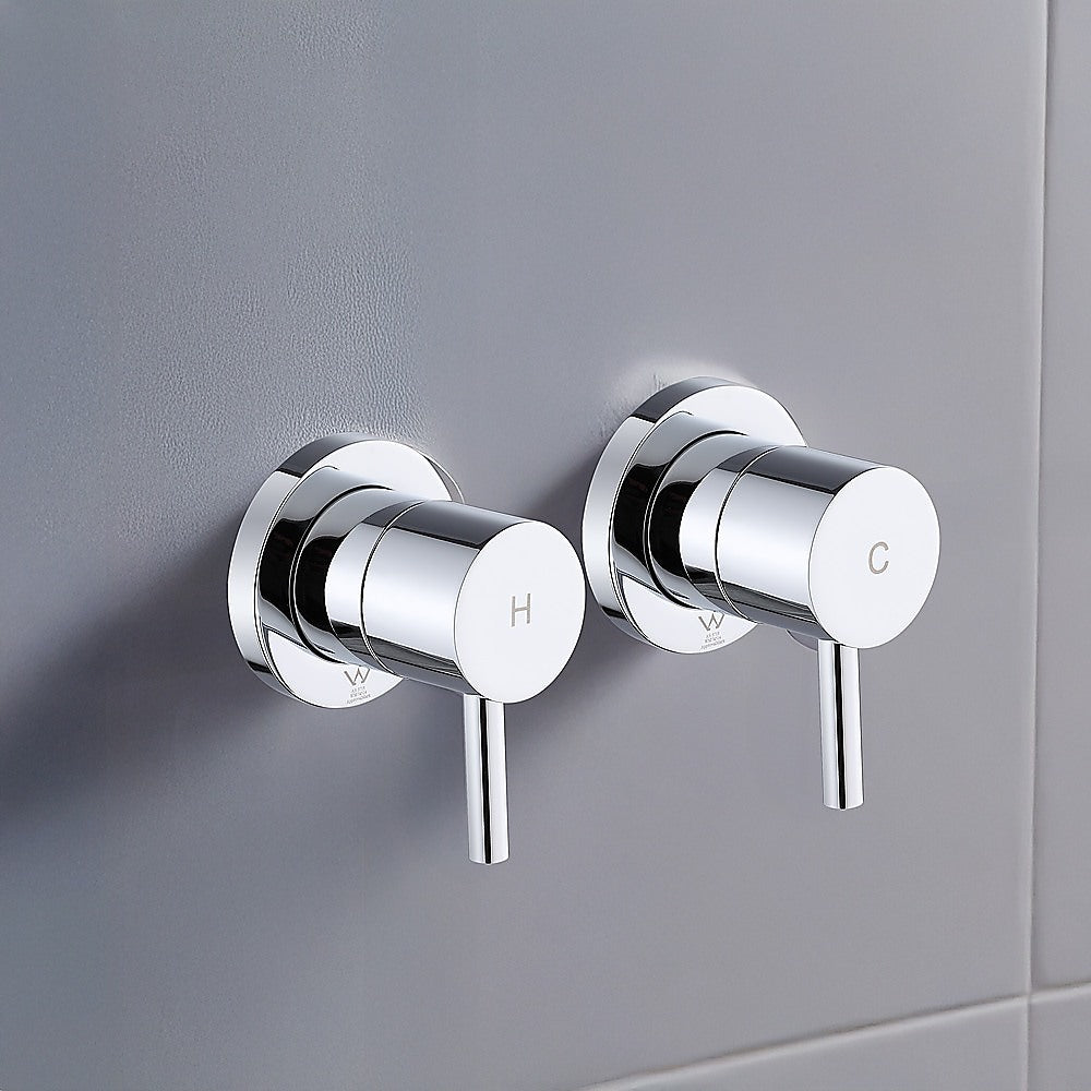 Bathroom Shower Bath Hot and Cold Mixer WATERMARK Certified in Chrome