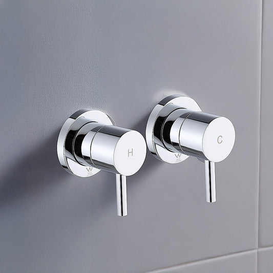 Bathroom Shower Bath Hot and Cold Mixer WATERMARK Certified in Chrome