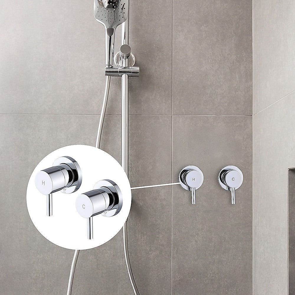 Bathroom Shower Bath Hot and Cold Mixer WATERMARK Certified in Chrome