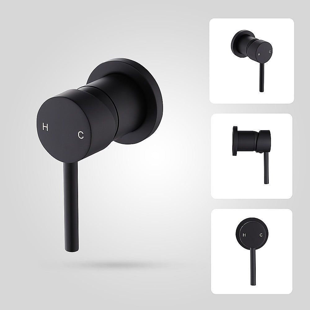 Single Round Shower Bath Mixer Tap Bathroom WATERMARK Approved