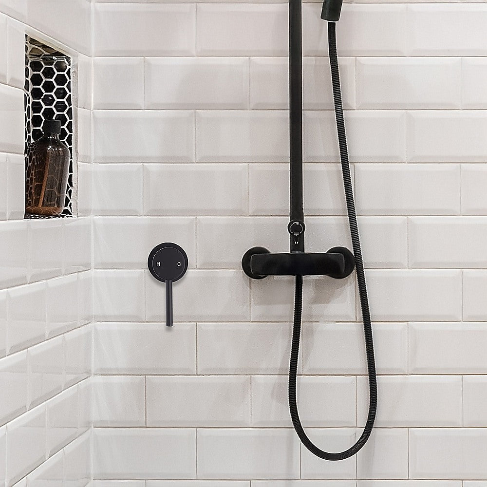 Single Round Shower Bath Mixer Tap Bathroom WATERMARK Approved