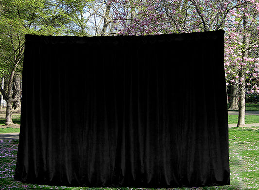 Large Thick Velvet Blockout Curtains 560x 230cm PINCH PLEAT 2 panel+Hooks Black