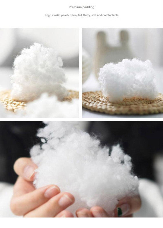 Beige Soft And Thick Seat Cushion - Cotton Linen Blend Chair Pad with Ties - 43x43cm