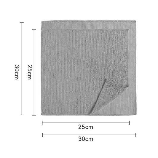 Grey Premium All-Purpose Microfiber Cleaning Cloths (20-Pack) - Ultra Absorbent Grey Towels for Car, Kitchen & Home