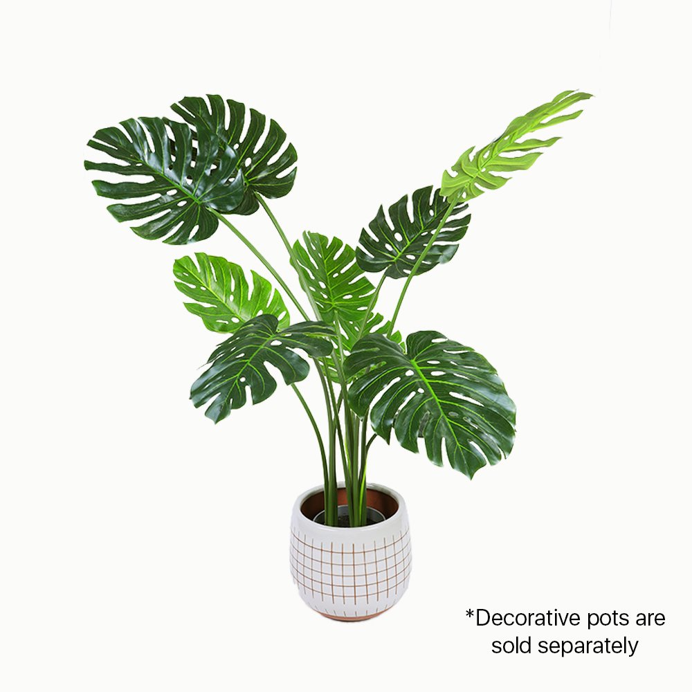 120cm Faux Artificial Potted Monstera Plant