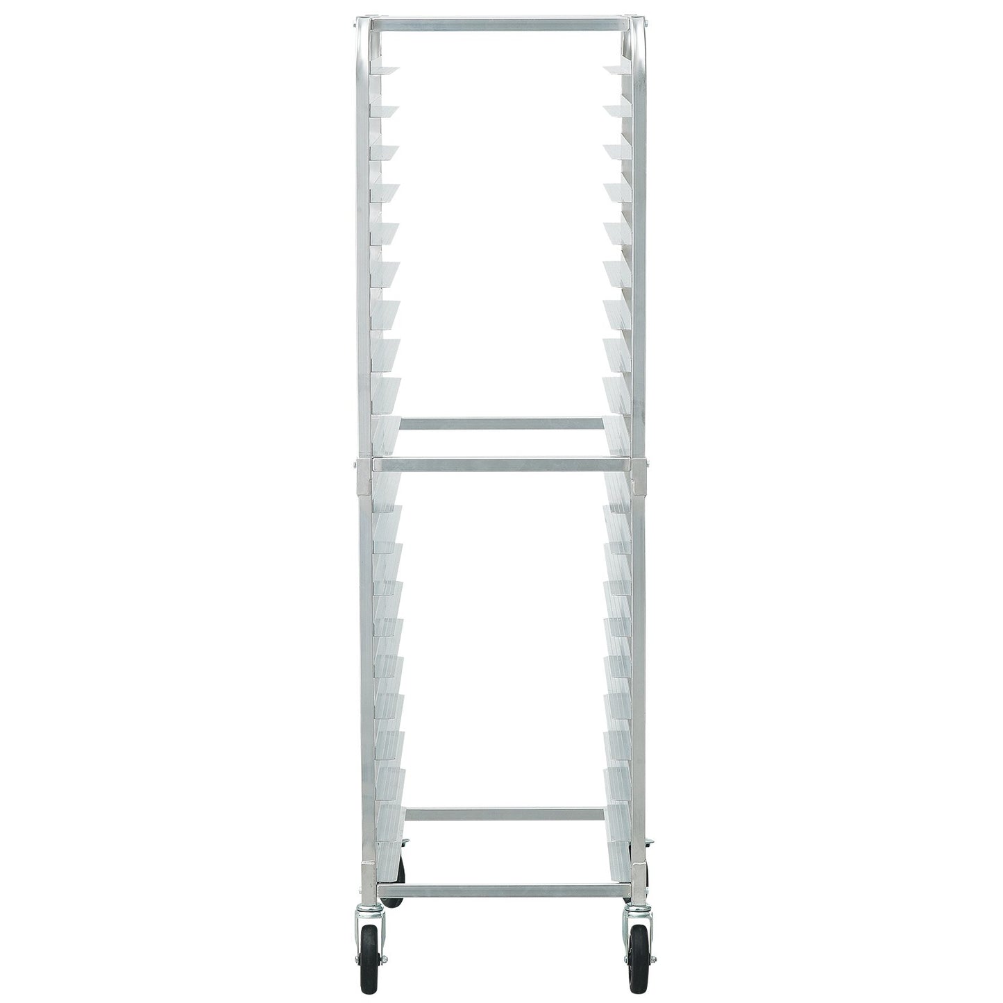 VEVOR Bun Pan Rack, 20-Tier Commercial Bakery Racks with Brake Wheels, Aluminum Racking Trolley Storage for Half & Full Sheet, Speed Rack For Kitchen Home, Bread Baking Equipment, 660x517x1767 mm