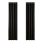 Artiss 2X Blockout Curtains Eyelet 140x230cm Black Shine