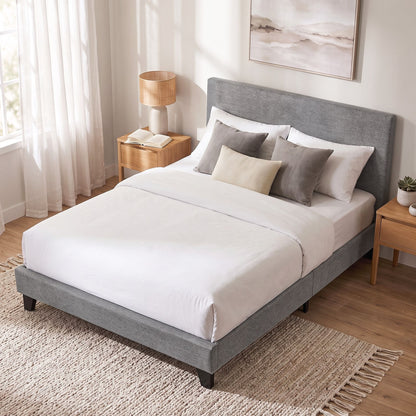Artiss Bed Frame Double Size Grey NEO
