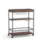 Artiss Kitchen Island Rolling Serving Cart