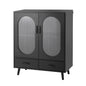 Artiss Buffet Sideboard Double Doors - Black