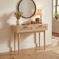 Artiss Console Table 2 Rattan Drawers