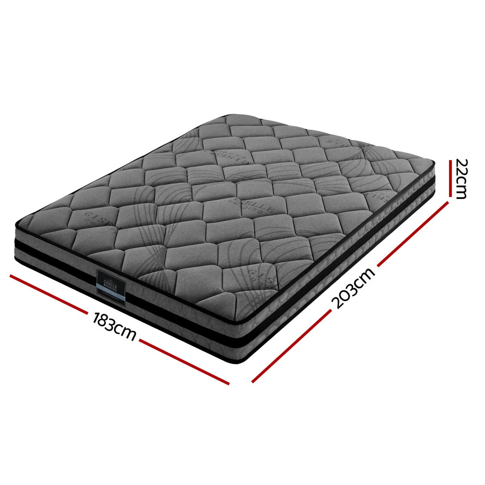 Giselle Bedding 22cm Mattress Medium Firm King