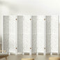 Artiss 8 Panel Room Divider Screen 325x170cm Clover White