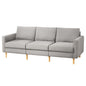 Artiss 3 Seater Sofa 225cm Linen Fabric Grey