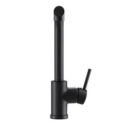 Kitchen Mixer Tap Pull Out Round 2 Mode Sink Basin Faucet Swivel WELS Black
