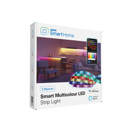Laser Smart LED Multicolour Strip Light - 3 metres
