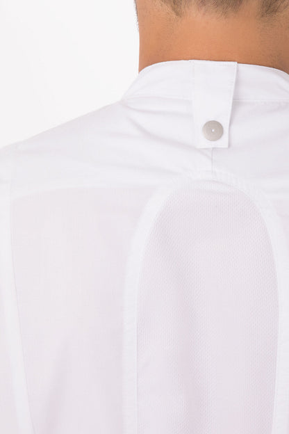 Bristol Signature Men's Series White L Chef Jacket By Chef Works