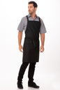 Cross-Back Black Bib Apron by Chef Works