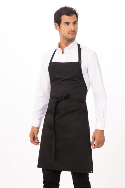 Butcher Black Bib Apron by Chef Works