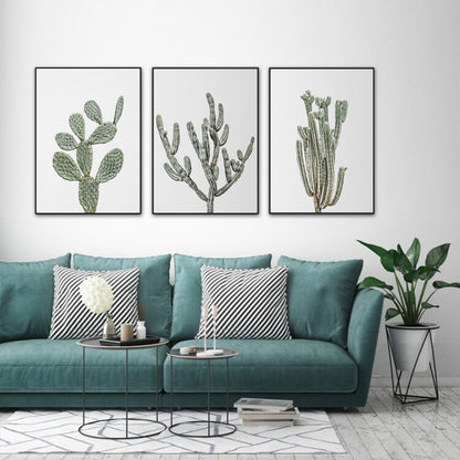 Wall Art 80cmx120cm Desert 3 Sets Black Frame Canvas