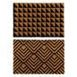 YES4HOMES 2 x Doormat for Front Door Entryway Cursive Natural Coconut Coir Floor mat Outdoor