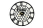 Quatrefoil 80cm Wall Clock -Black