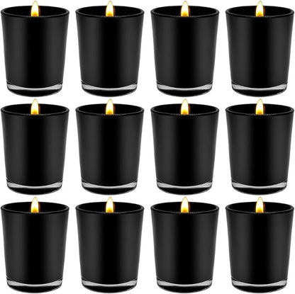 10 Pack Black Matt Tealight Candle Holder 6.5cm Festival Decor Wedding Propose Parties Holiday and Home Decor