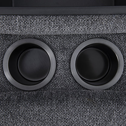 Large Sectional Corner Modular Lounge Suite in Fabric with Electric Recliner