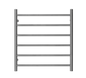 Premium Gunmetal  Towel Rack - 6 Bars, Round Design, AU Standard, 650x620mm Wide