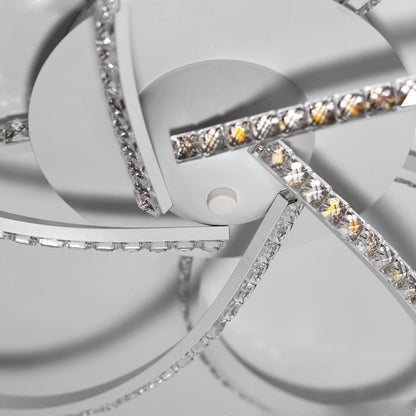 Irie Dimmable 5 Lights LED Ceiling Light - White