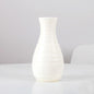 Creative Desktop Flower Vase - Modern Plastic Decoration - Milk White