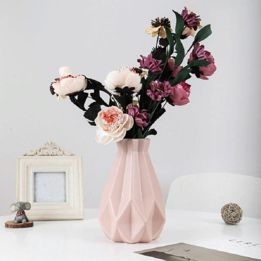 Drop-resistant Vase for Creative Living Room Flower Arrangements - Milk White
