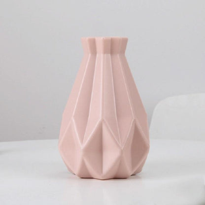 Drop-resistant Vase for Creative Living Room Flower Arrangements - Milk White