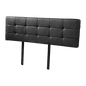 PU Leather King Bed Deluxe Headboard Bedhead - Black