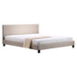 King Linen Fabric Bed Frame Beige