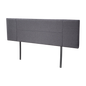 Linen Fabric King Bed Headboard Bedhead - Grey
