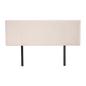 Linen Fabric Queen Bed Headboard Bedhead - Beige