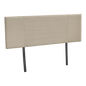Linen Fabric Double Bed Headboard Bedhead - Beige
