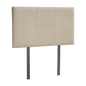 Linen Fabric Single Bed Headboard Bedhead - Beige