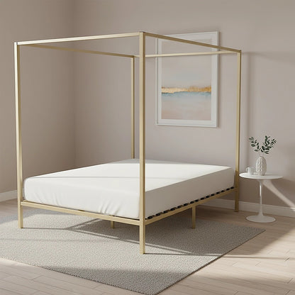 4 Four Poster Queen Bed Frame