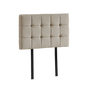 Linen Fabric Single Bed Deluxe Headboard Bedhead - Beige