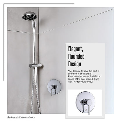 Shower Bath Mixer Tap Bathroom WATERMARK Approved - Chrome
